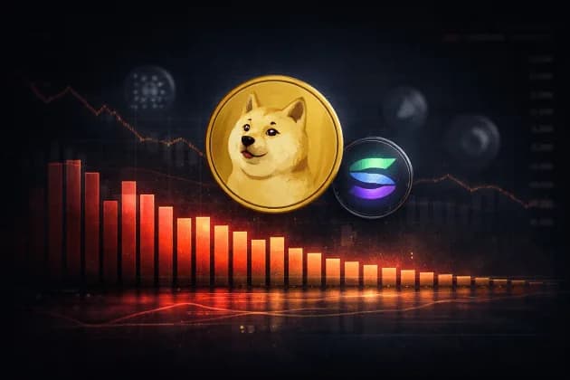 Dogecoin, Solana ve Diğer Altcoinler 2025'te Hızla Düşüyor